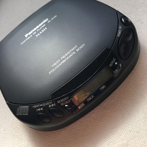 Vintage Rare Panasonic SL-S140-K Portable CD Player Black Used Japan Tasted - Picture 3 of 10