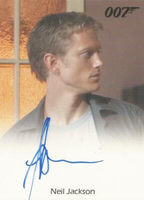 James Bond Archives 2009 - Neil Jackson ''Mr Slate'' Autogrammkarte