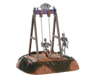 LEMAX SPOOKY TOWN 84334 - Skeleton Swings - Weihnachtsdorf Winterdorf NEU