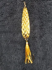 Salmon Spoon McOmie's 4" 24 kt Gold Spoon Diamond w/Hoochie