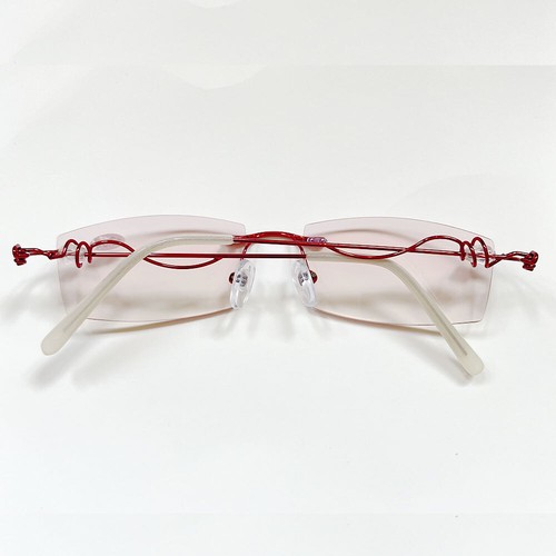 Women Rimless Reading Sun Glasses Blue Light Blocking Gradient Rectangle Readers - Picture 17 of 22