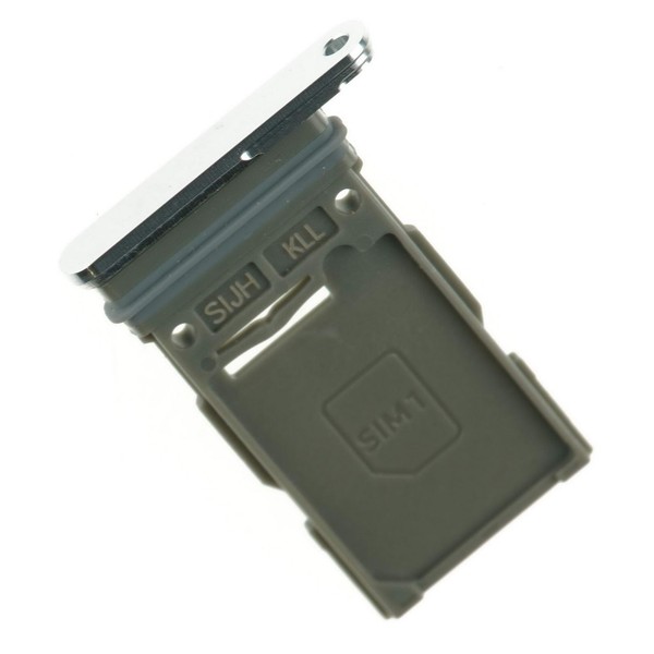 Sim Karten Halter Tray Fach Adapter Schlitten FüR Samsung S22 Ultra Silber-image