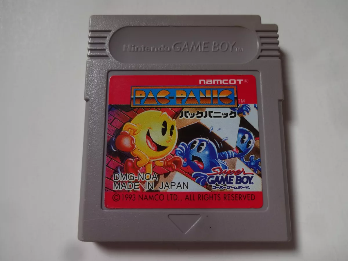 PAC-PANIC Nintendo GAMEBOY GB 1993 NAMCOT Puzzle Game DMG-NOA NTSC-J From  Japan