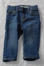 OshKosh B'gosh Unisex Baby Straight Leg Jeans AC2 Indigo Wash Size: 6 Months