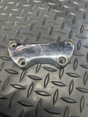HARLEY DAVIDSON J.C. LIANG chrome handlebar clamp -non ribbed VTG