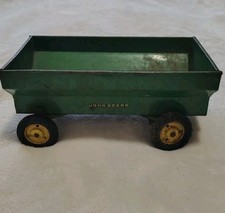 ORGINAL VINTAGE JOHN DEERE ERTL ESKA FARM TRACTOR GRAIN WAGON TRAILER