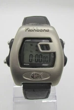 Vintage Fishbone WR 50m Japan Quartz Digital 40mm Wrist Watch