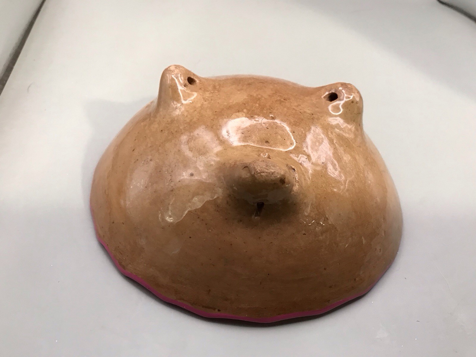 5.5 In Hand Painted 3 Footed Bowl