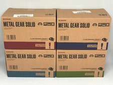 METAL GEAR SOLID ~ STAINLESS STEEL TUMBLER SET (4 pcs) ~ Original Japan *New* image