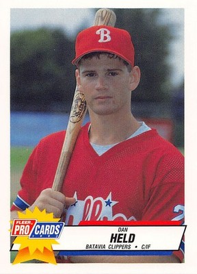 Dan Held 1993 Fleer ProCards 3148 Batavia Clippers Baseball Card