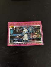 2026 Topps Heritage - #276 AL Championship Springer SP Pink Sparkle Blue Jays