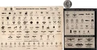 x2 WW2 WWII USN US Navy Military Press Photos Sleeve & Uniform Emblems Insignia