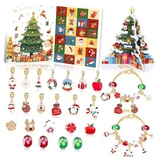  2025 Christmas Advent Calendar, 24 Days Xmas Countdown Calendar, 2 DIY 