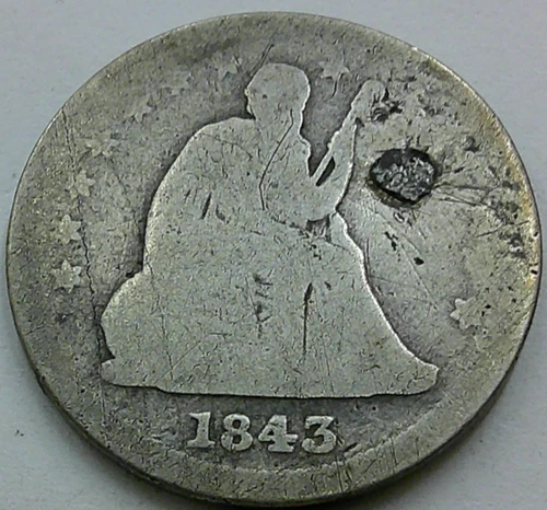 1843-O Seated Liberty Quarter — photo from the most recent tracked eBay sale