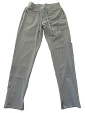 MANDALA Medical Scrub Women's Cargo Drawstring Pants Teal Light Green XS Xsmall