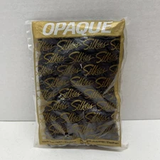 Vintage - Silkies Opaque 50123 Small - Dark Brown - Made in USA