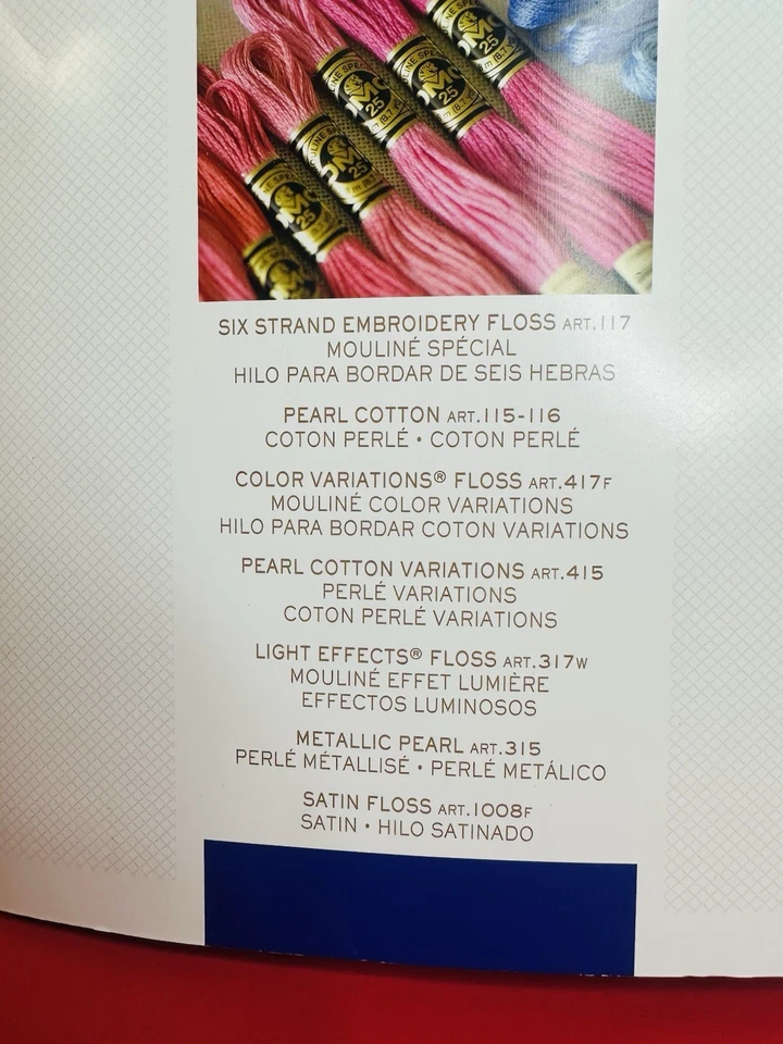 DMC Color Card Embroidery Floss, Pearl Cotton, Light Effects, Metallic, Satin - Image 3 of 4