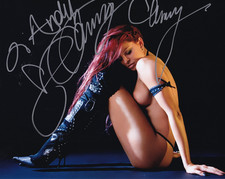 Christy Hemme TNA Wrestler Signed 8x10 Photo COA