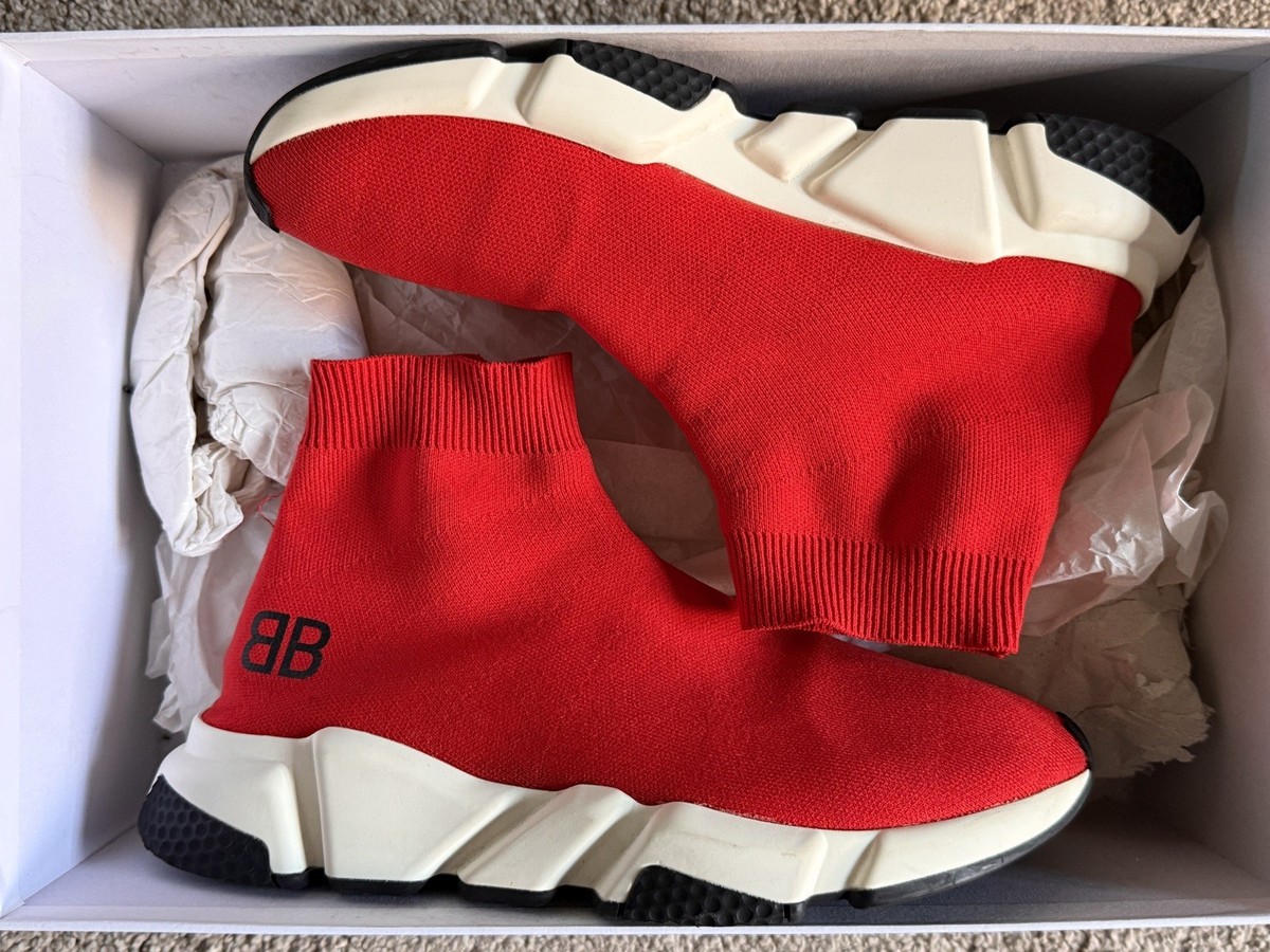 Balenciaga Speed Trainer 2019 Red EU 41 Mens 8.5 | eBay