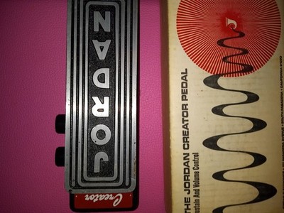 Vintage 70's Jordan Creator Fuzz Volume Sustainer Guitar Effect Pedal USA