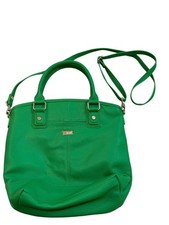 Jewel By Thirty-One Paris Green Pebble Faux Leather Tote Bag NWOT