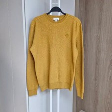 Lacoste Men's 105 Cashmere Blend Sweater in Mustard - Excellent Condition
