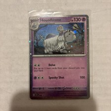 Pokemon Houndstone SVP042 Cosmos Holo Black Star Promo Card NM