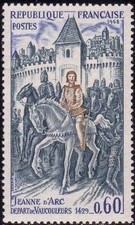 France Yvert Num 1579 ** Jeanne D'arc  1968