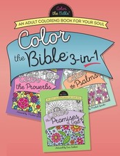 Color the Bible 3-in-1 Volume 2 : An Adult Coloring Book for Your Soul