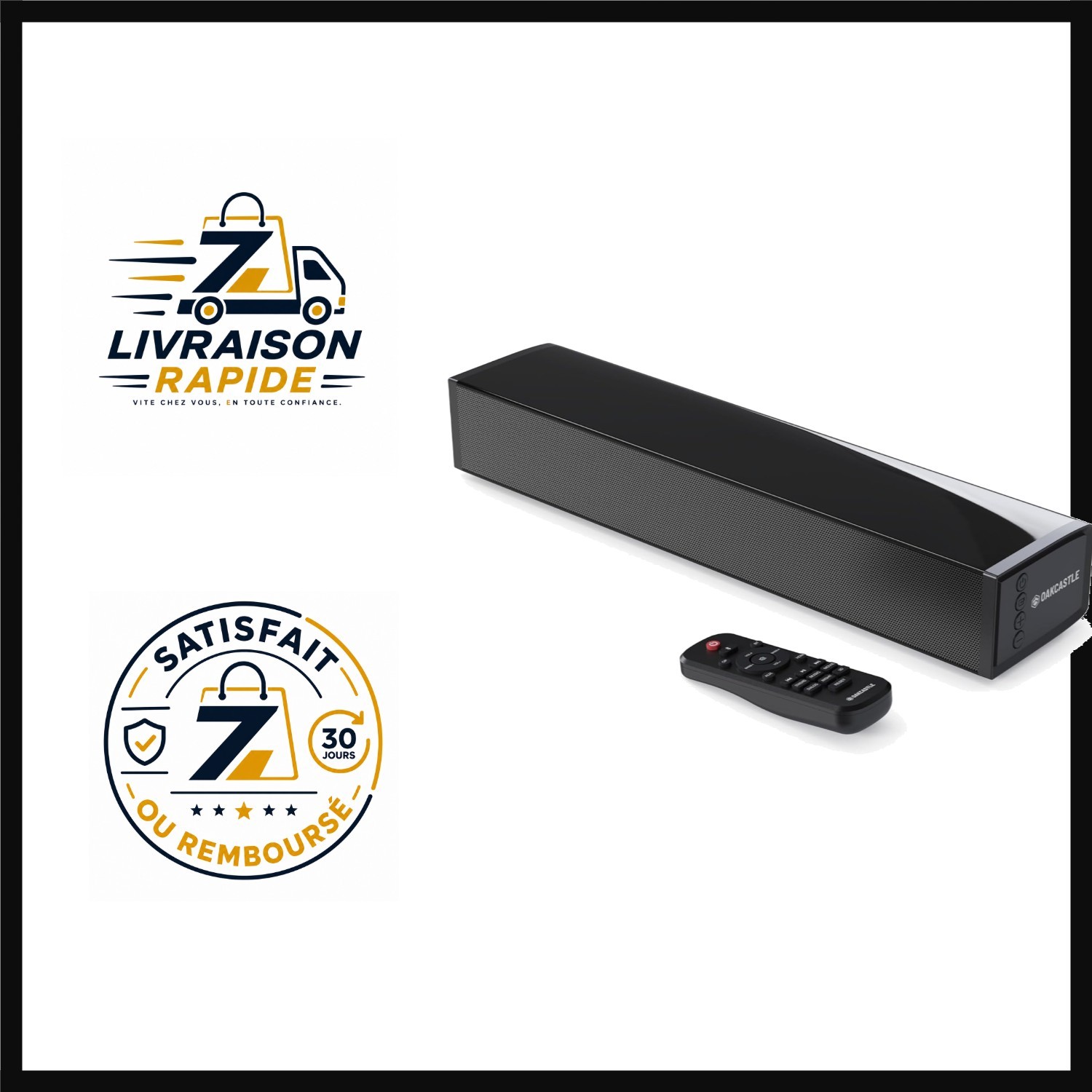Barre de son TV Oakcastle SB40 pour connecter facilement son écran plat