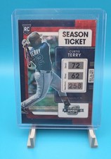 2022 Panini Chronicles - Contenders Optic Curtis Terry Ruby Wave Prizm /199 (RC)