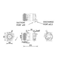 Kompressor Klimaanlage Mahle ACP 1468 000P FüR Hyundai I20 I