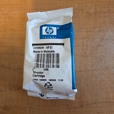 HP 61 CH562W Tri-Color Ink Cartridge, Sealed, No Box