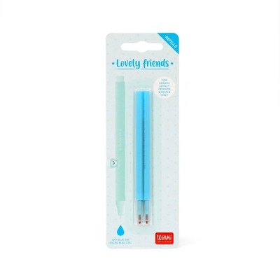 Legami Lovely Friends - 2 Ersatzminen - hellblau