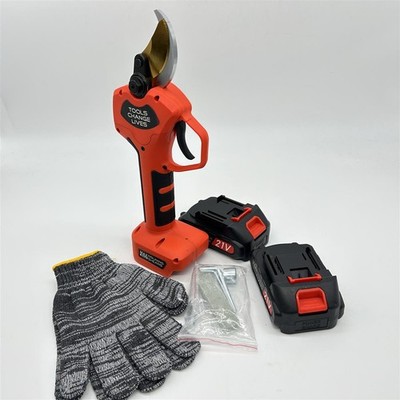 AOSTOK Akku-Elektro-Gartenschere mit Display, scharfe SK7-Klinge, 40 mm professi