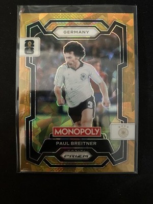 2026 Panini Prizm Monopoly FIFA World Cup Paul Breitner Gold Cracked Ice