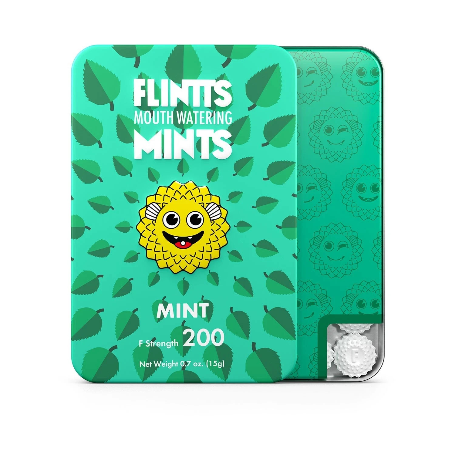 Flintts Mouth Watering Mints - Mint - F-Strength 200 - Dry M