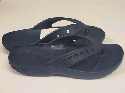 Crocs Unisex Baya ll 2 Flip Flop Sandals Navy Men s 6 Women s 8