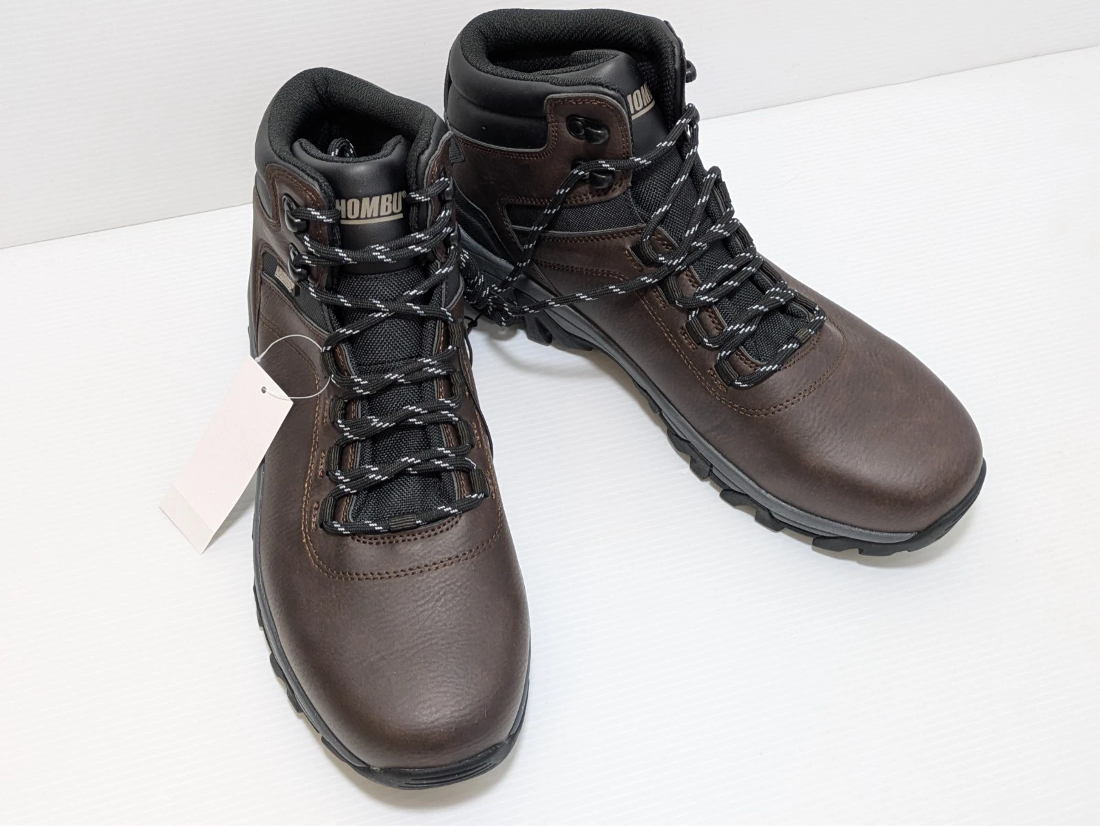 Khombu Men's Lincoln Brown Faux Leather All Weather Boots - NEW - Choose Size