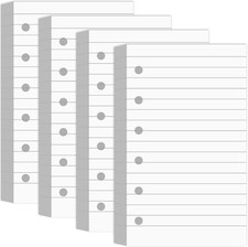 Ireer 400 Sheets Blank Lined Paper about 3 x 5 inches, as pictures show 