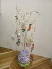 VTG KURT ADLER Easter Egg Ornament Tree Decorations Wooden Painted Eggs