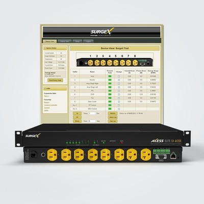 SurgeX SX-AX20E Axess Elite Surge Protector, IP Enabled Power - 120 Volt, 20 Amp