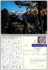 Les Diablerets Switzerland Alps Postcard 1978 Scenic Mountain Village