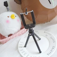 Small Camera Mount Tabletop Tripod Smart Phone Holder Telescopic Support