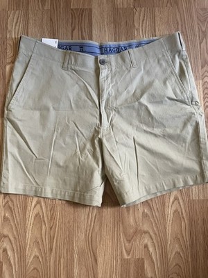 Haggar Men s Khaki Chino Shorts Super Flex Waist Size 40 NWT