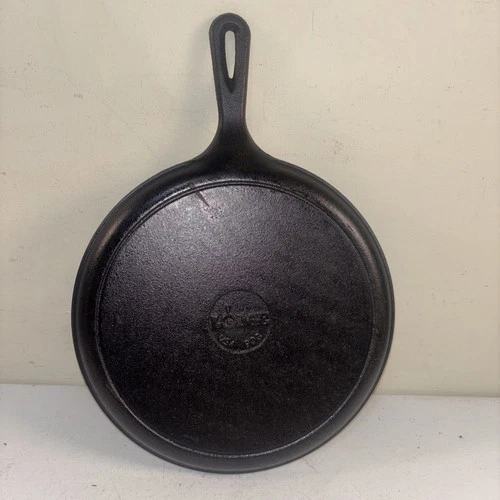 Lodge 90G Cast Iron Flat Griddle Skillet 10 1/2” Made In USA Vtg
