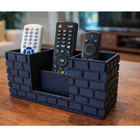 Brick Style Remote Control Holder Organizer | TV Remote Storage & Desk Organizer