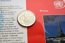 France Monnaie de Paris 5 F 1945 -  1995 Etat Neuf Set Francs Coffret Card