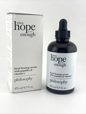Philosophy When Hope Is Not Enough Facial Firming Serum   5.7 fl oz NEW Edition