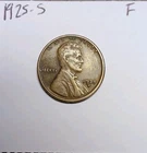 1925-S Lincoln Wheat Cent Fine San Francisco Mint